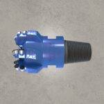 PDC drill bit with multiple polycrystalline diamond cutters and threaded shank