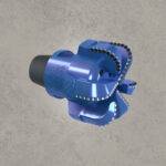 PDC drill bit with multiple polycrystalline diamond cutters and threaded shank